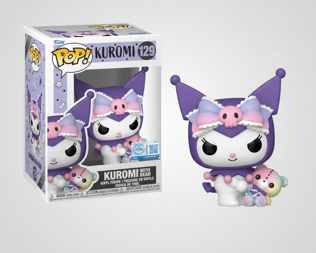 Boneco Funko Pop! Sanrio - Kuromi Com Urso