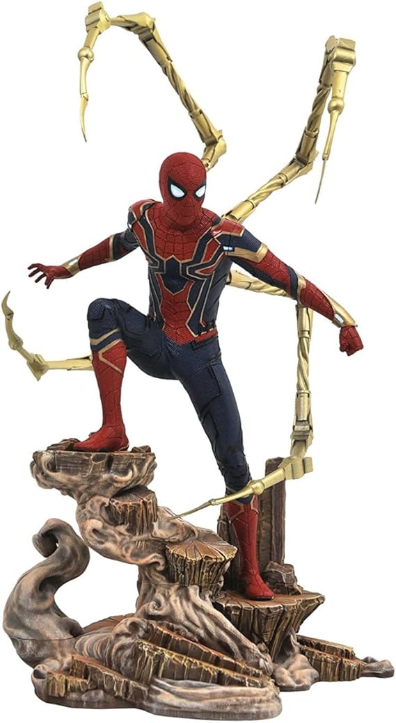 FIGURE MARVEL COMICS - IRON SPIDER - DIORAMA GALLERY