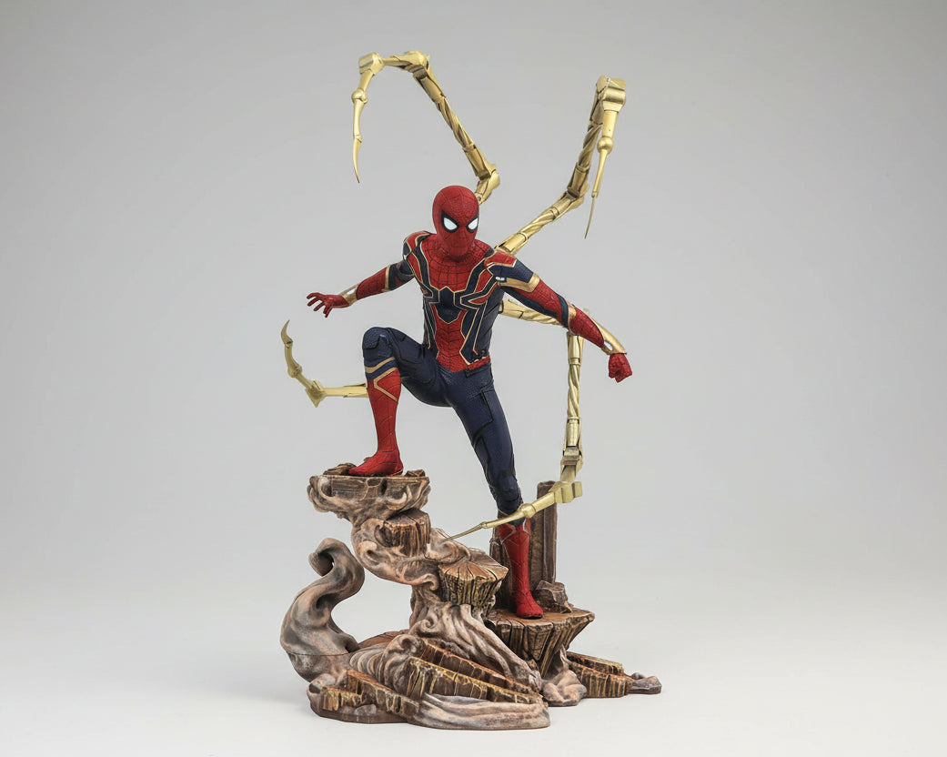 FIGURE MARVEL COMICS - IRON SPIDER - DIORAMA GALLERY