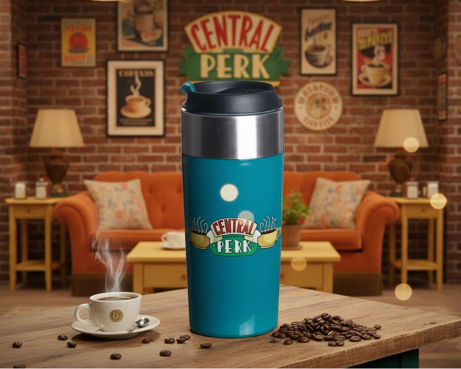 COPO VIAGEM SLIM 300ML CENTRAL PERK