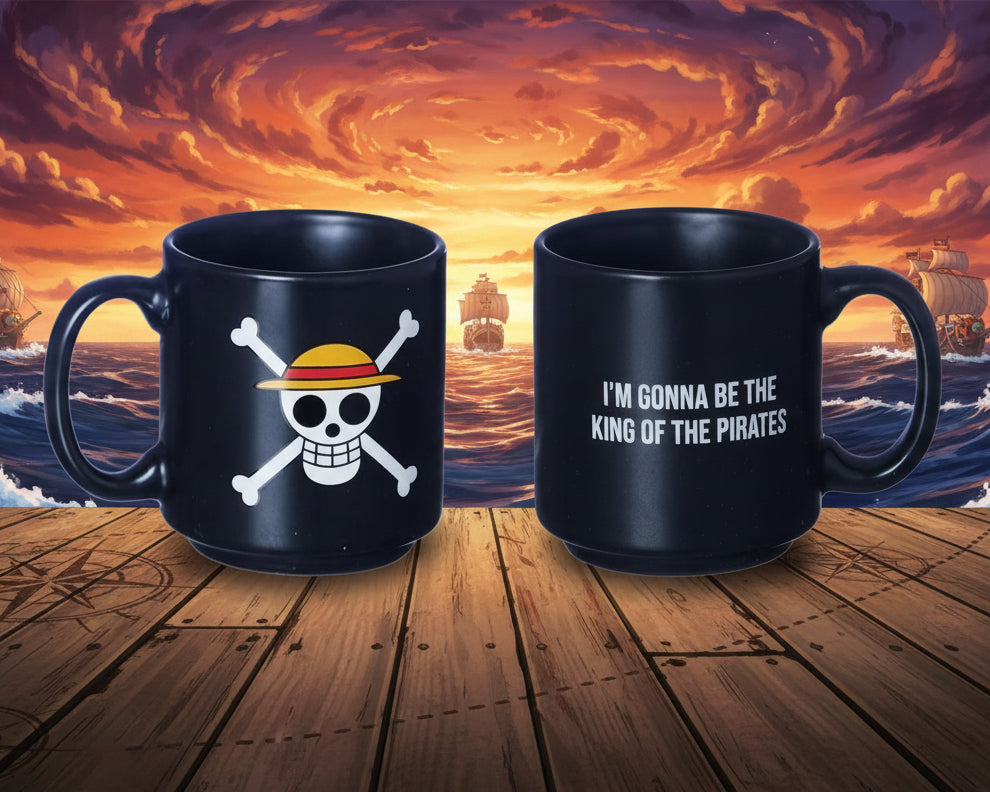 CANECA MINI TINA 100ML LUFFY SKULL