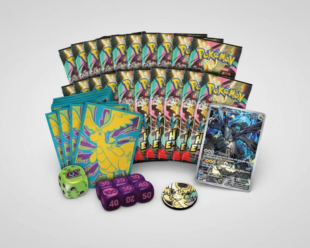 COLEÇÃO TREINADOR AVANÇADO ETB - MEGA DRAGONITE - HEROIS EXCELSOS - PT/BR