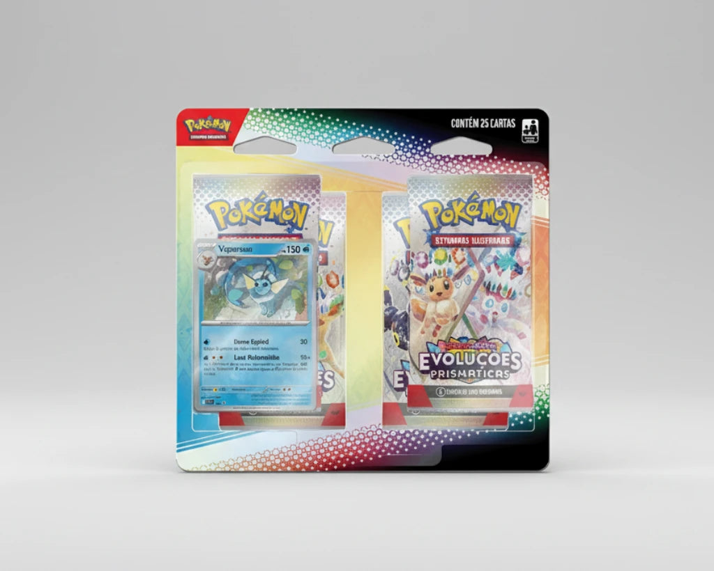 POKEMON EV8.5 - BLISTER QUADRUPLO - EVOLUCOES PRISMATICAS