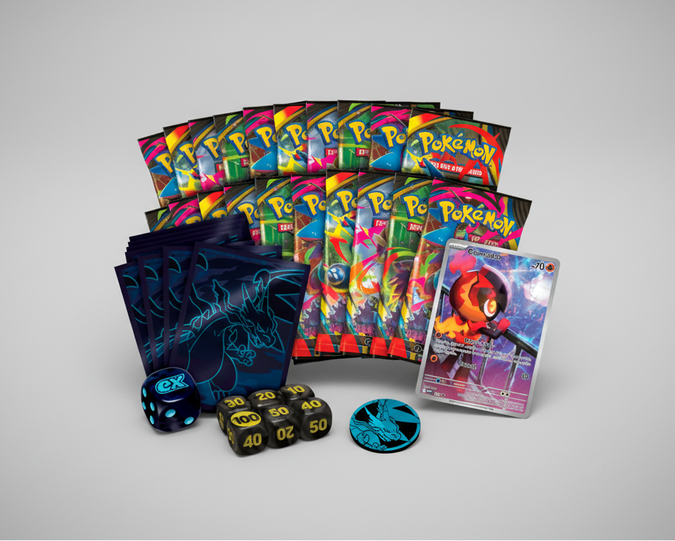 POKEMON ME02 - BOX TREINADOR AVANCADO - FOGO FANTASMAGORICO - PT/BR