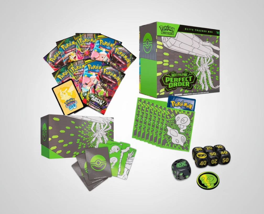 Pokemon TCG: Mega Evolution - Perfect Order - Elite Trainer Box - Ingles
