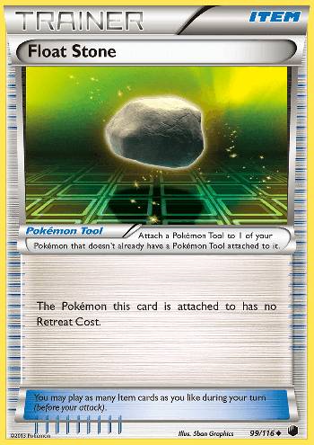 CARD POKEMON - TREINADOR - PEDRA FLUTUANTE 99/116