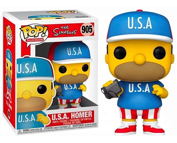 POP! OS SIMPSONS - U.S.A. HOMER #905