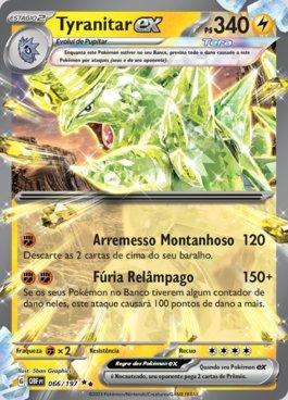 CARD POKEMON - TYRANITAR EX 066/197