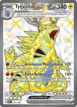 CARD POKEMON - TYRANITAR EX 211/197