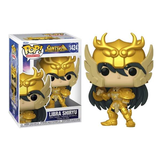 POP! SAINT SEIYA: CAVALEIROS DO ZODIACO - LIBRA SHIRYU - COM ARMADURA DOURADA #1424