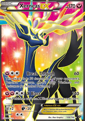 CARD POKEMON - XERNEAS EX 146/146