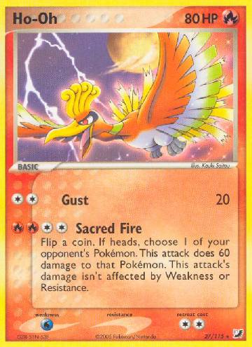 CARD POKEMON - HO-OH 27/115