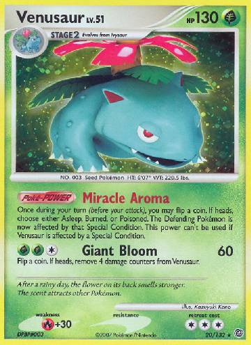 CARD POKEMON - VENUSAUR 20/132