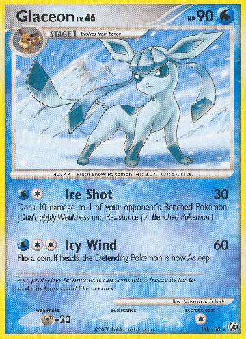 CARD POKEMON - GLACEON LV.46 20/100