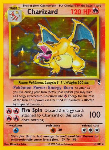 CARD POKEMON - CHARIZARD 3/110