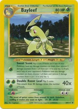 CARD POKEMON - BAYLEEF 29/111