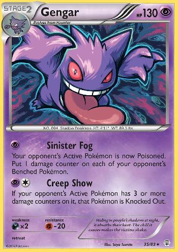 CARD POKEMON - GENGAR 35/83