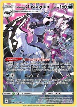 CARD POKEMON - OBSTAGOON DE GALAR tg10/tg30