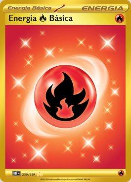 CARD POKEMON - ENERGIA FOGO BASICA 230/197