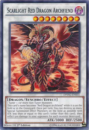 CARD - YU-GI-OH - INCANDESCENTE DRAGÃO VERMELHO ARQUIDEMÔNIO