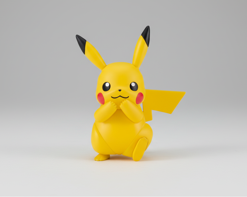 MODEL KIT - PIKACHU - POKEMON - PLASTIC MODEL KIT - BANDAI