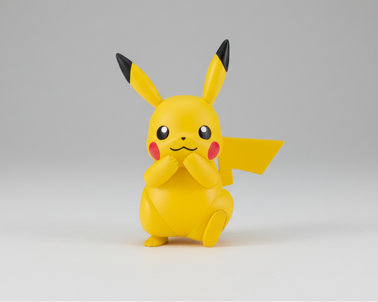 MODEL KIT - PIKACHU - POKEMON - PLASTIC MODEL KIT - BANDAI
