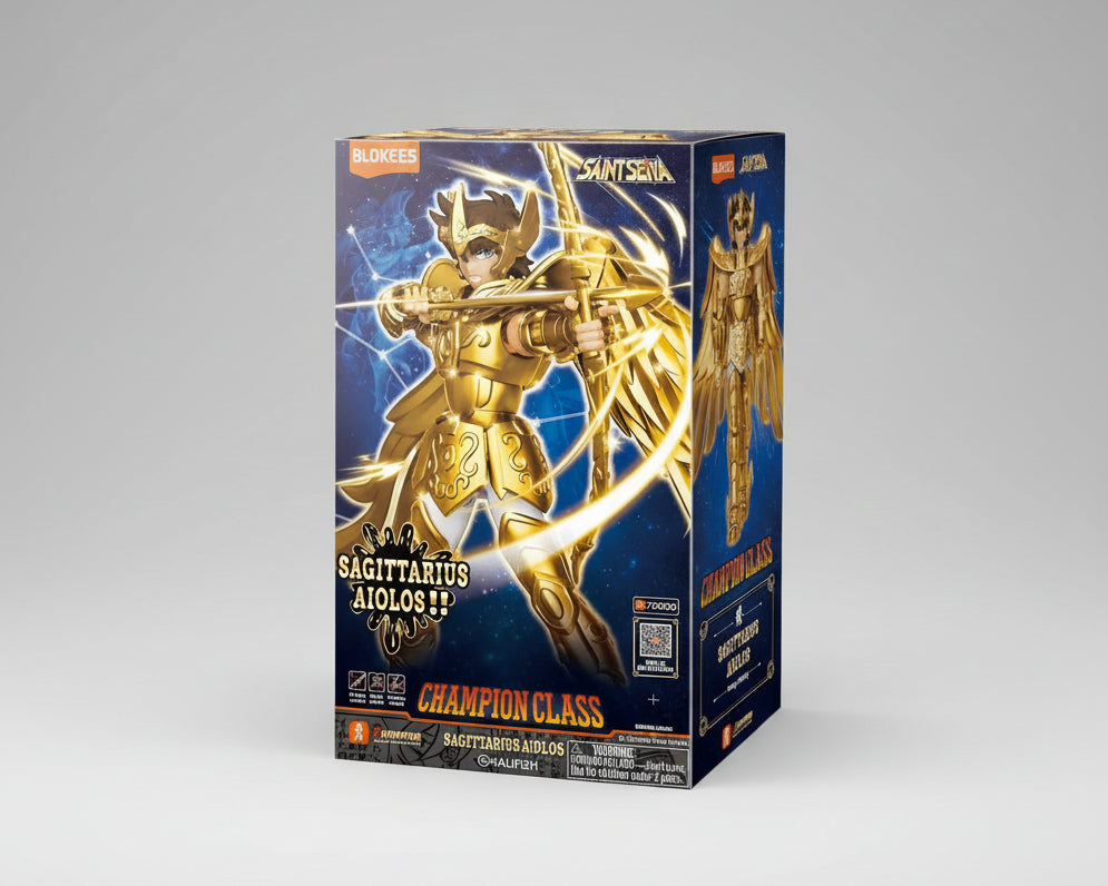 BLOKEES - SAINT SEIYA CHAMPION CLASS SAGITTARIUS AIOLOS MANGA SETTING
