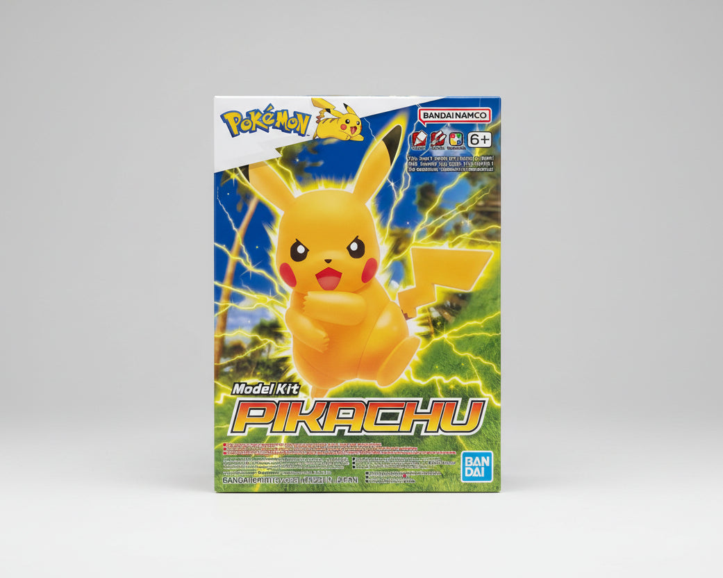 MODEL KIT - PIKACHU - POKEMON - PLASTIC MODEL KIT - BANDAI