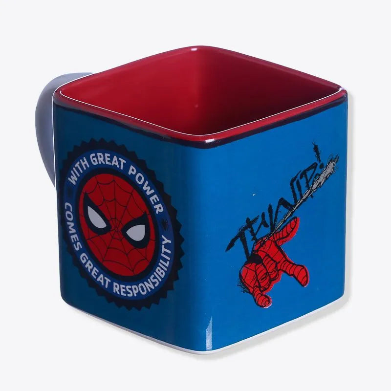 CANECA CUBO 300ML SPIDER MAN GRAT POWER