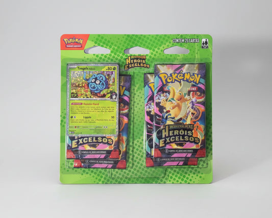 POKEMON - ME02.5 - BLISTER QUADRUPLO - HEROIS EXCELSOS - CERTIFICADO FSC
