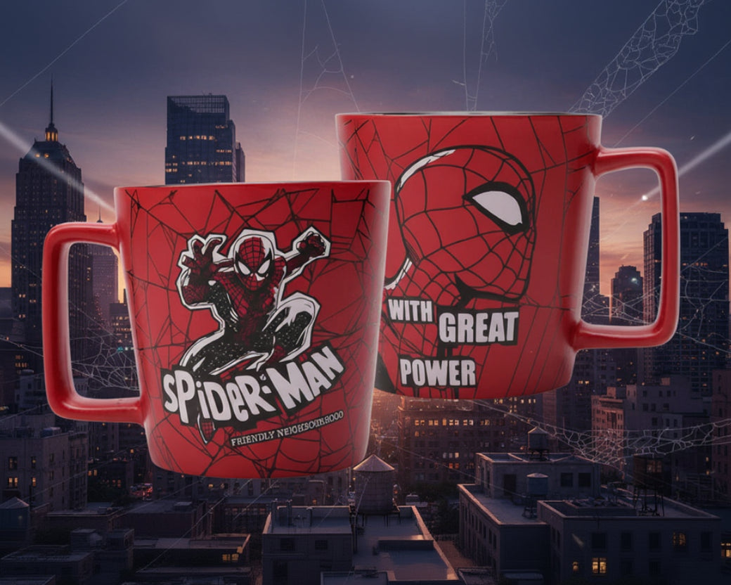 CANECA BUCK 400ML SPIDER MAN GREAT POWER