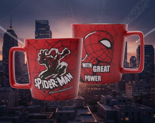 CANECA BUCK 400ML SPIDER MAN GREAT POWER