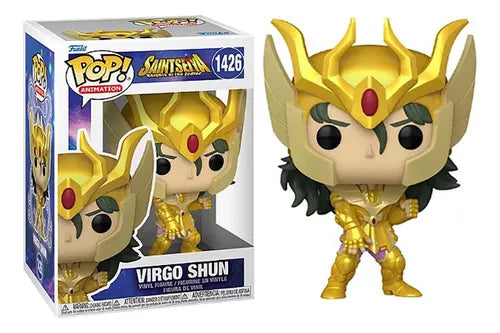 POP! SAINT SEIYA: CAVALEIROS DO ZODIACO - VIRGO SHUN - COM ARMADURA DOURADA #1426