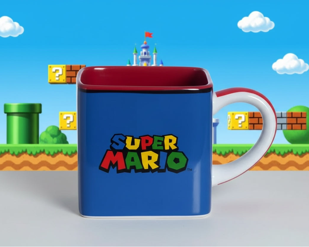 CANECA CUBO 300ML SUPER MARIO