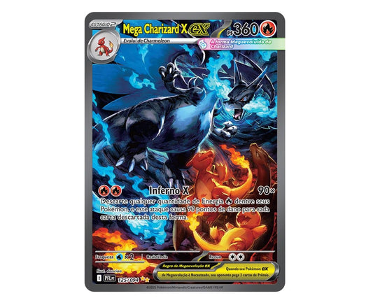 CARD - POKEMON Mega Charizard X ex (125/094) (NM)