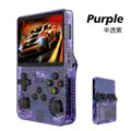 GAME PORTATIL R36S ROXO RETRO HANDHELD 3,5 POLEGADAS IPS