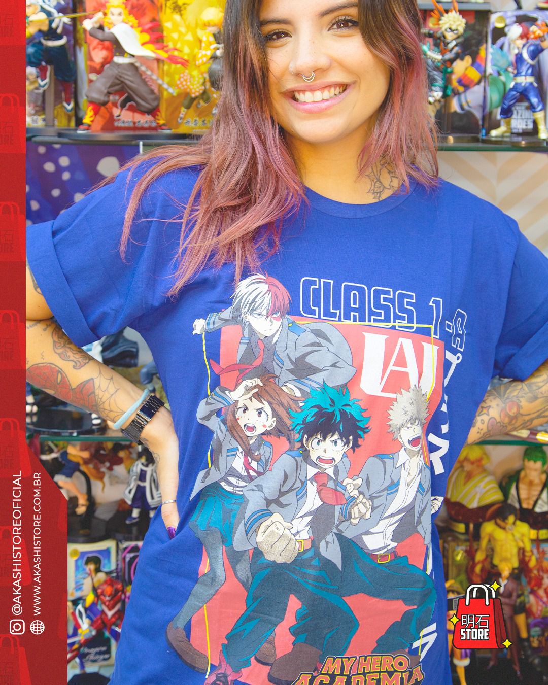 CAMISETA MY HERO  ACADEMIA