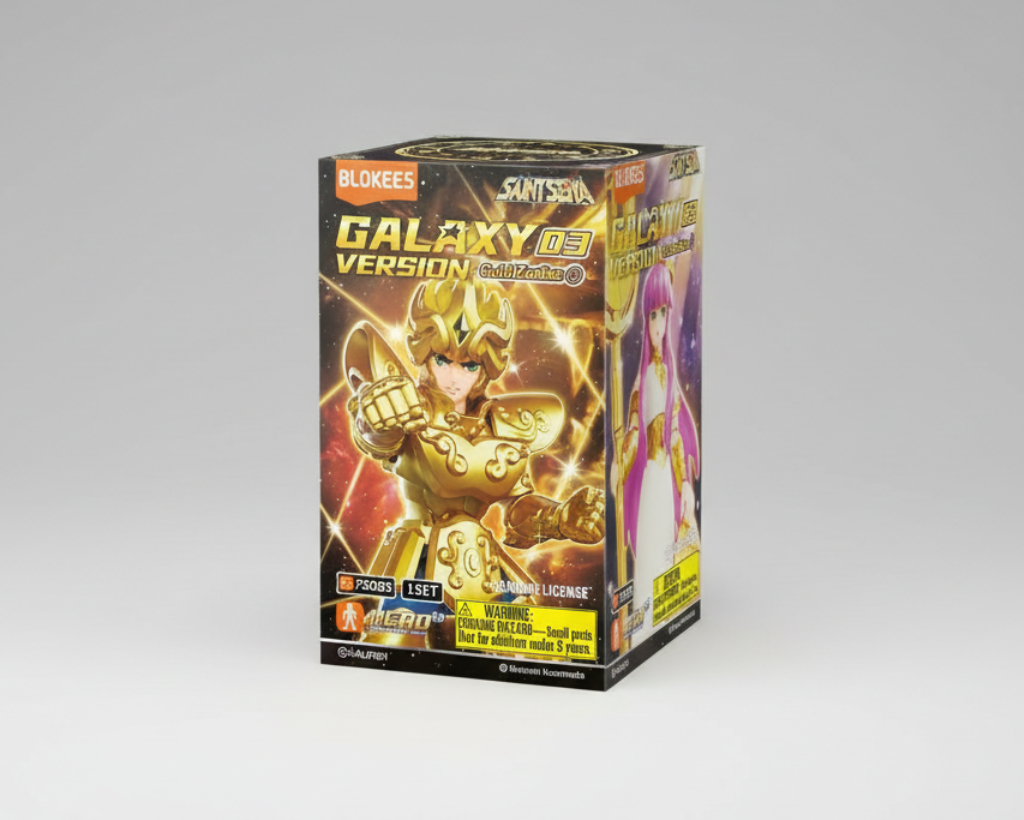 BLOKEES - SEIYA GALAXY VERSION 03 GOLD ZODIACO (UNIDADE/ ALEATÓRIO)