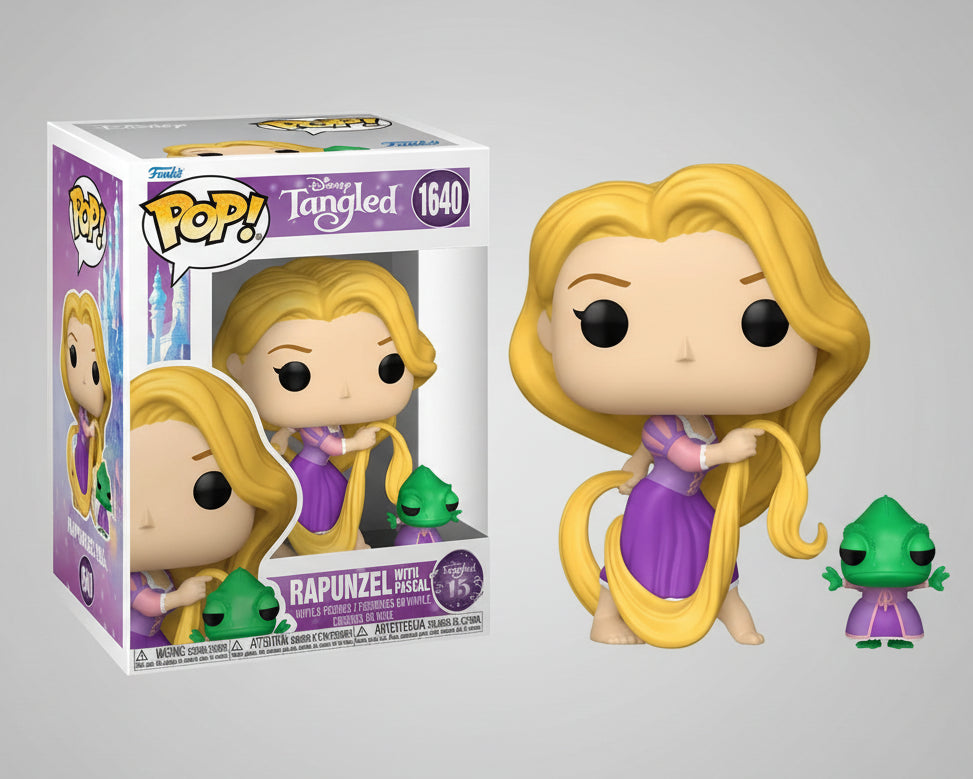 Boneco Funko Pop! Buddy Disney Enrolados - Rapunzel E Pascal