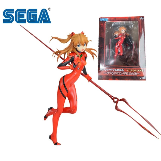 FIGURE - NEON GENESIS EVANGELION Asuka Langley Soryu Lança de Longinus